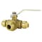 Apollo 1/2 in. Brass Push-To-Connect 3-Way Ball Valve FSBBV312 - alternate 5
